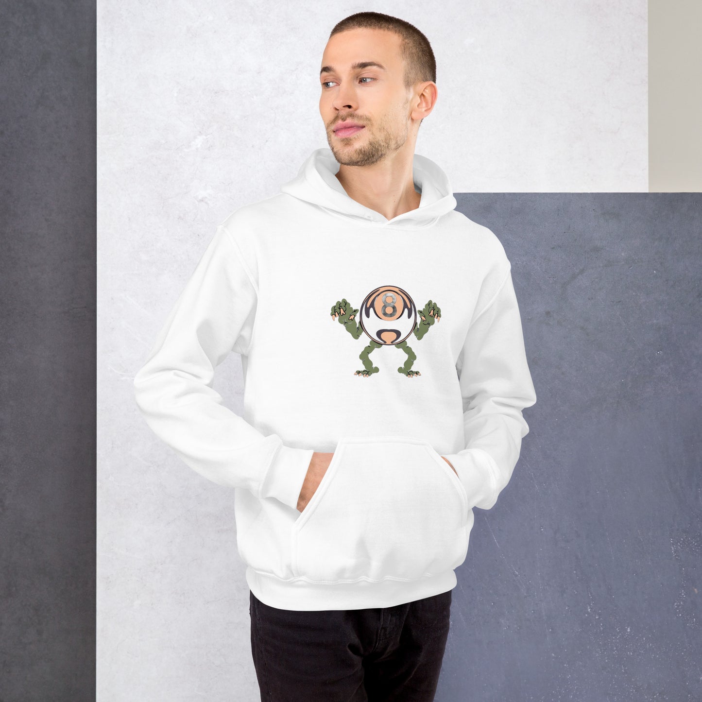 8 ball monster hoodie