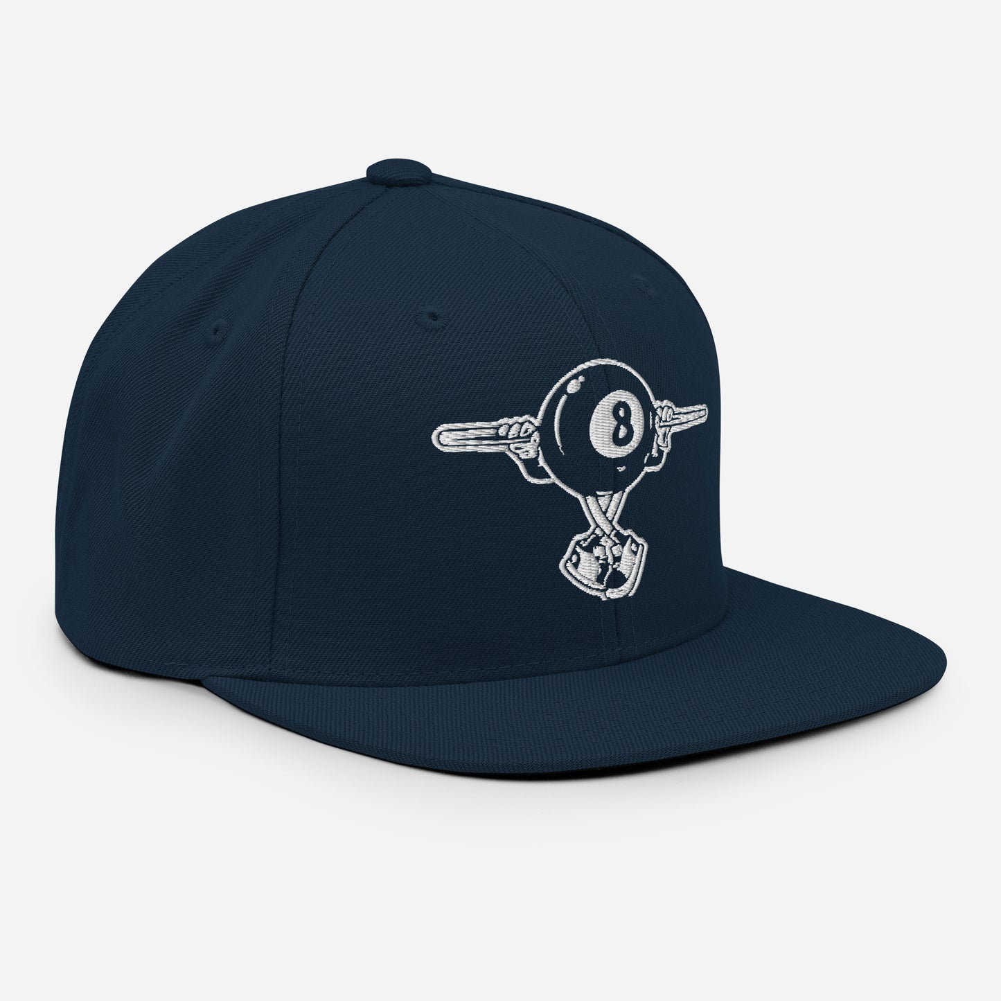 8 ball guy Snapback Hat