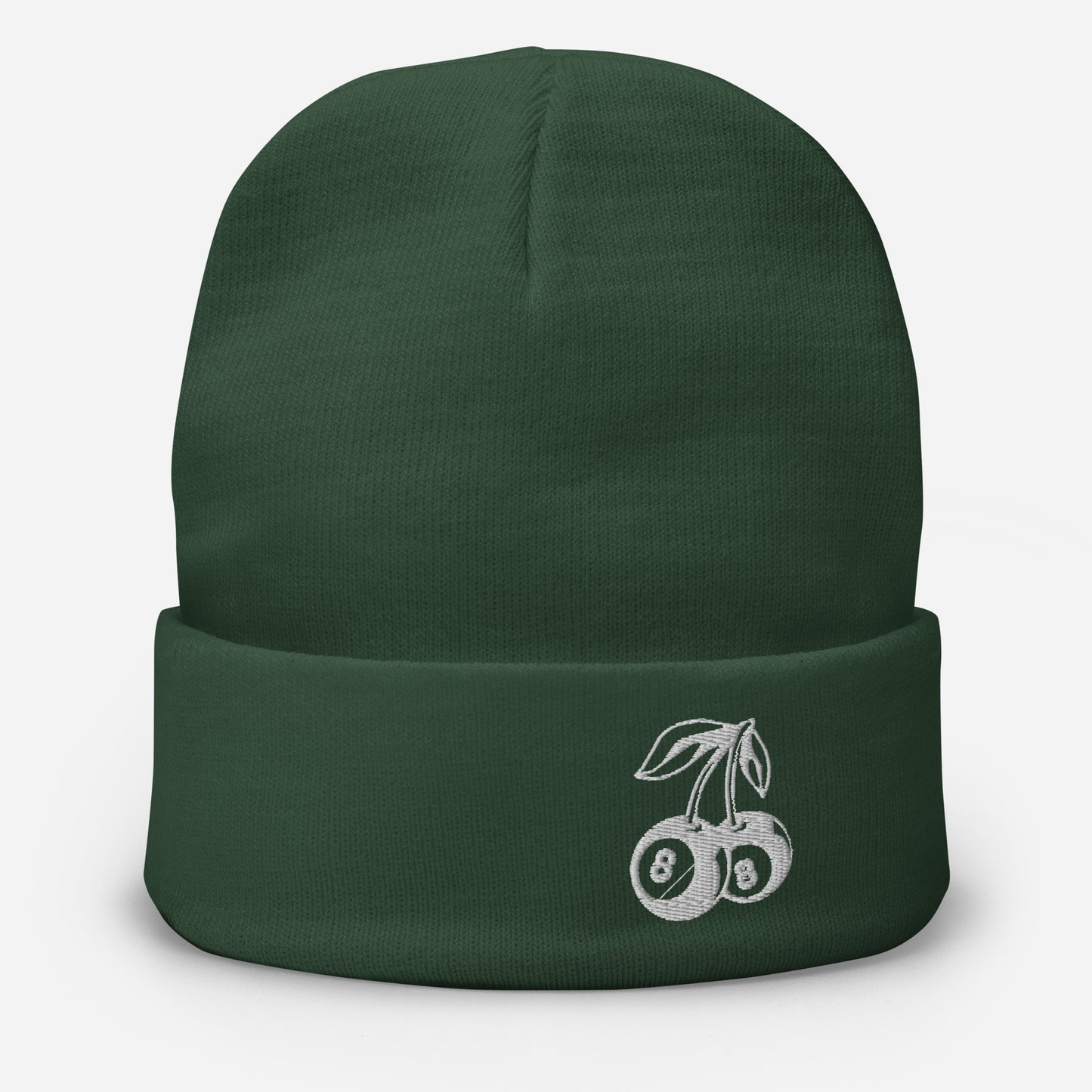 8 ball cherry beanie