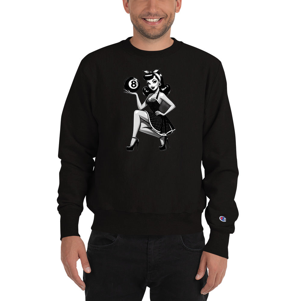 8 ball pin-up sweatshirt