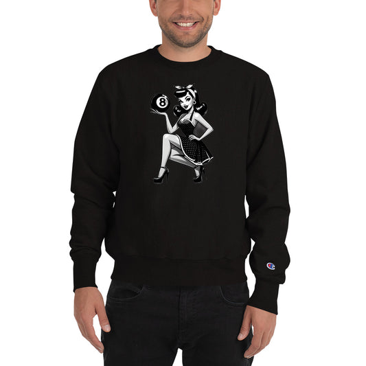 8 ball pin-up sweatshirt
