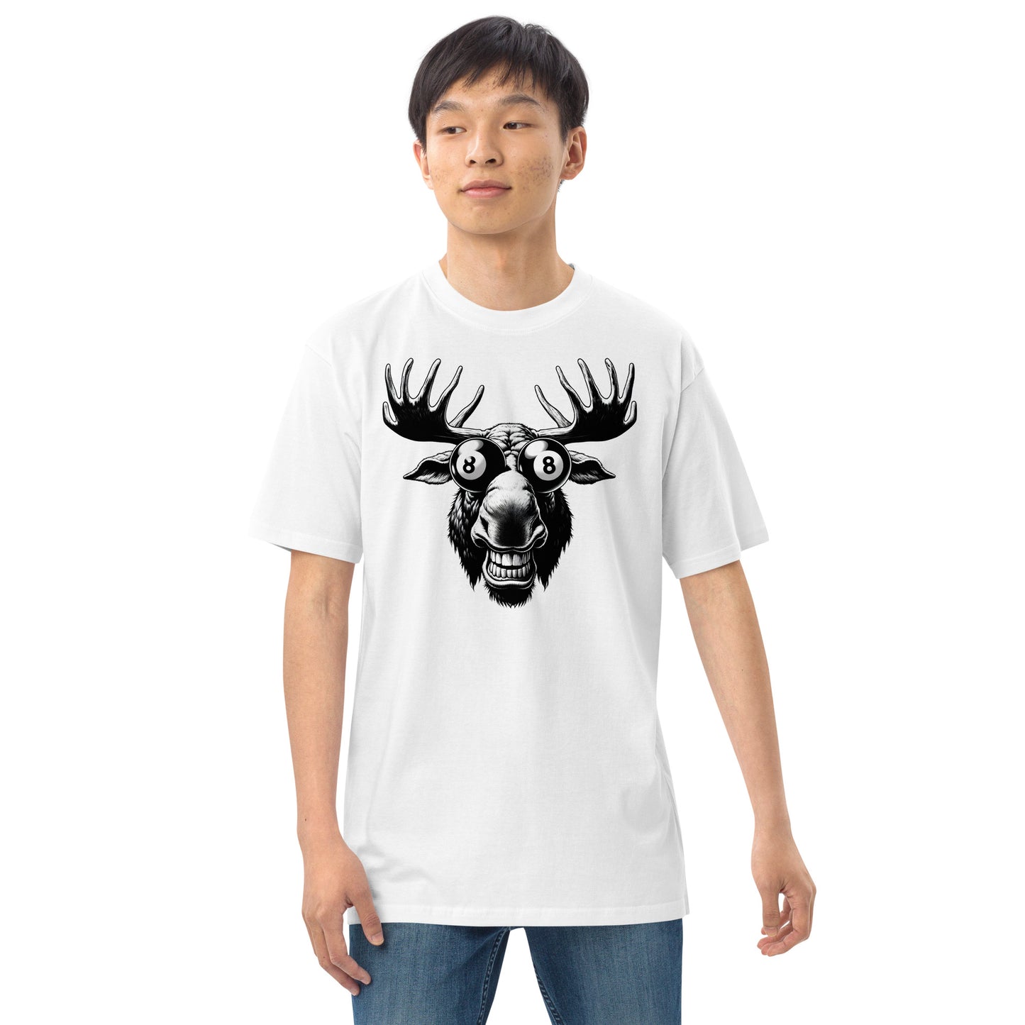 Moose Head 8 ball tee
