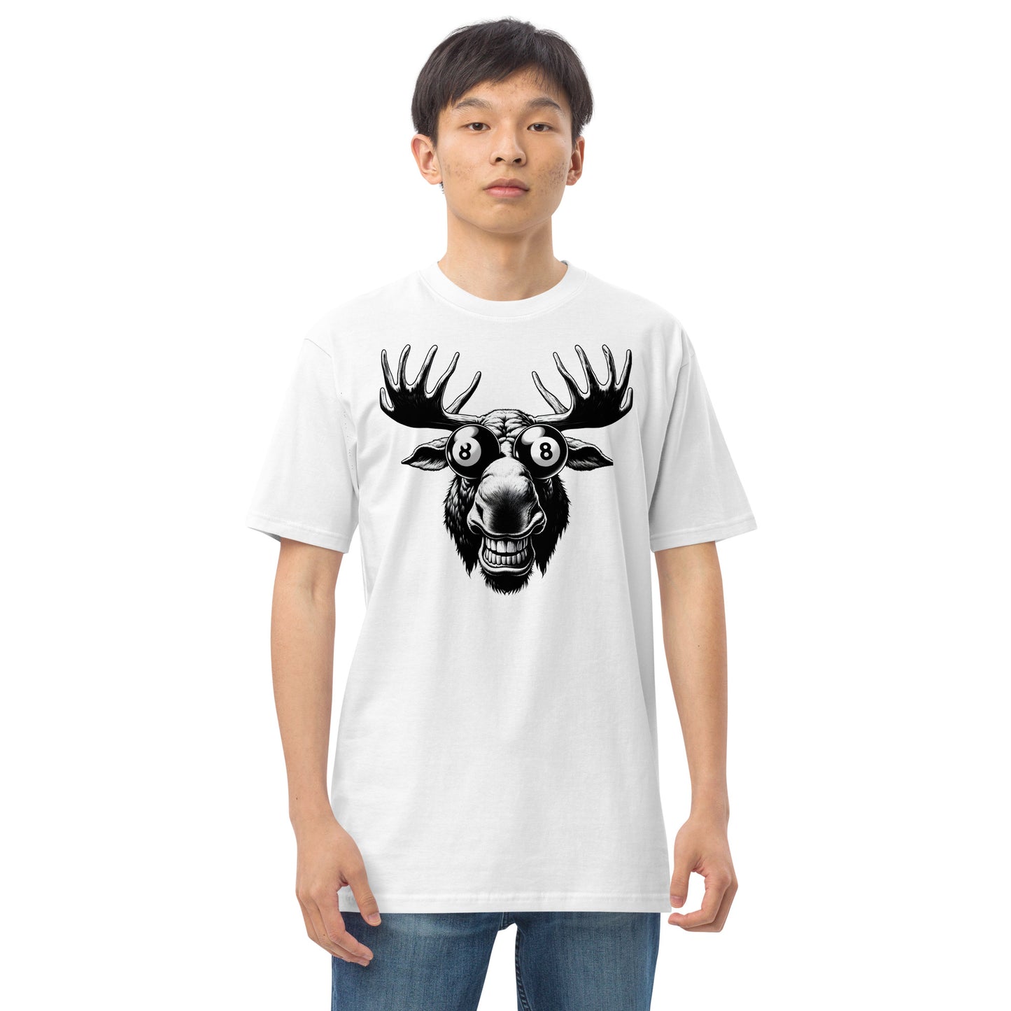 Moose Head 8 ball tee
