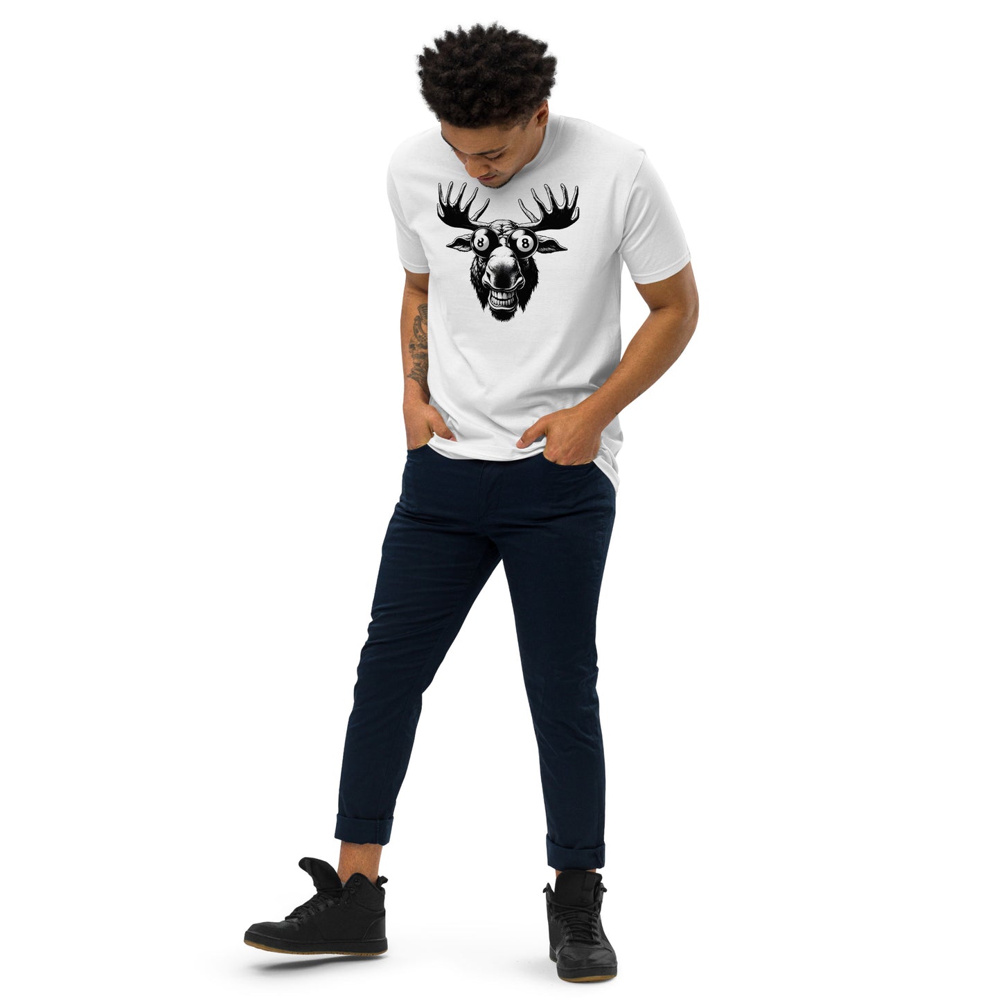 Moose Head 8 ball tee