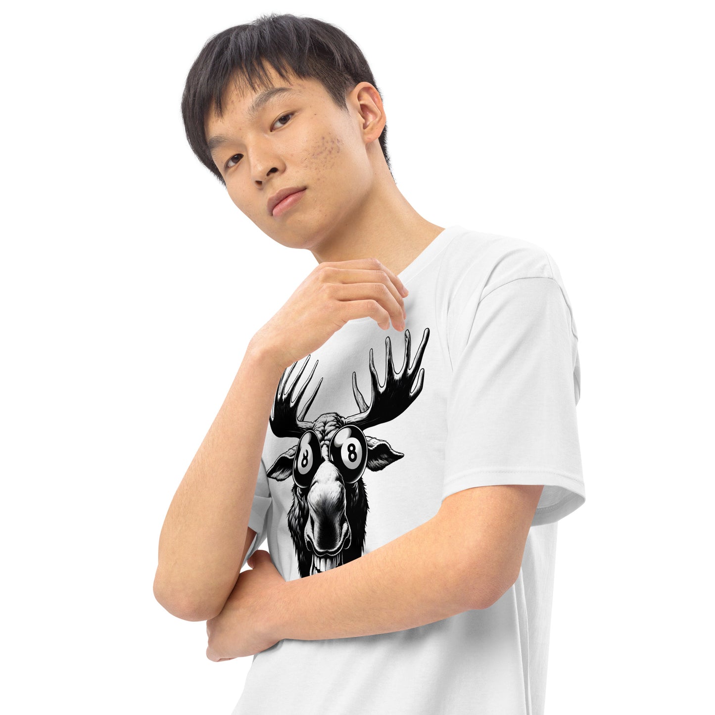 Moose Head 8 ball tee