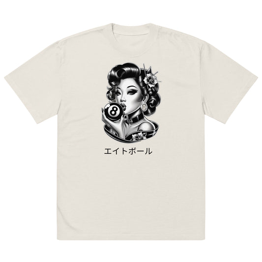 Asian Pin up 8 ball shirt