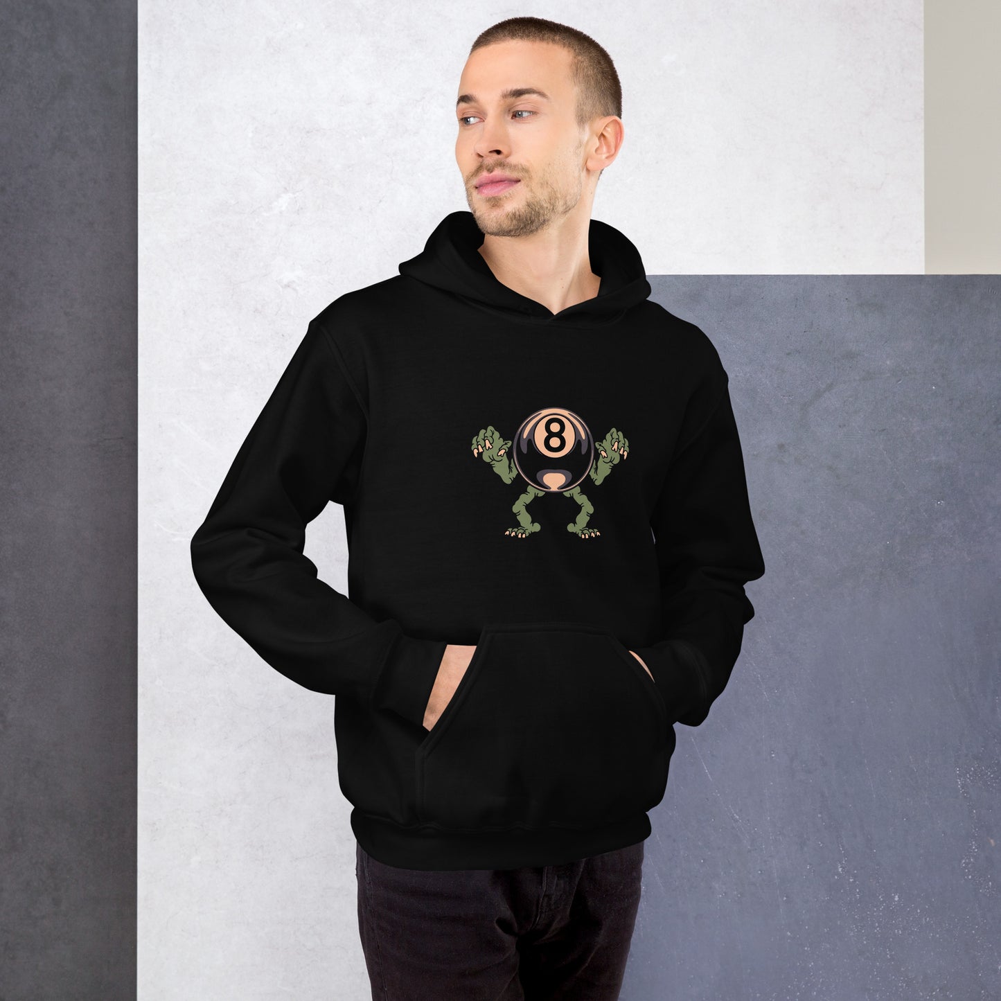 8 ball monster hoodie