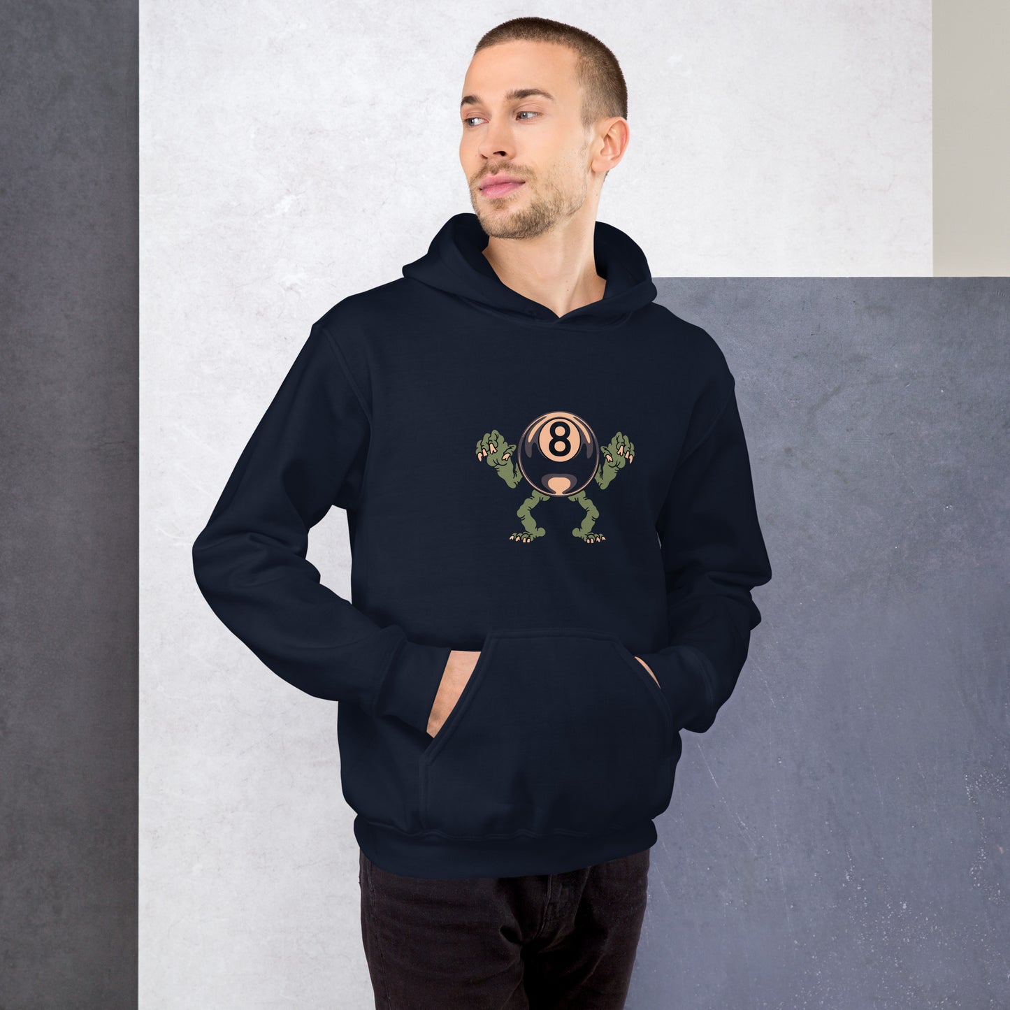 8 ball monster hoodie