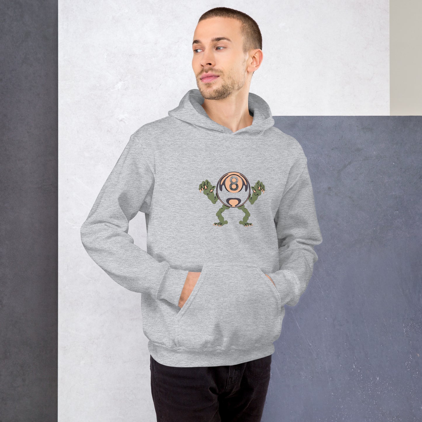 8 ball monster hoodie