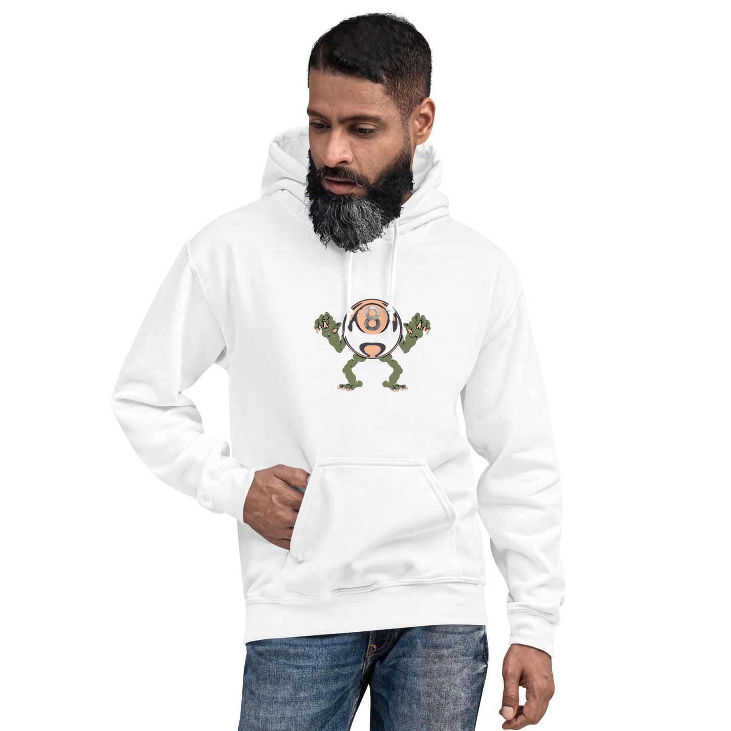 8 ball monster hoodie
