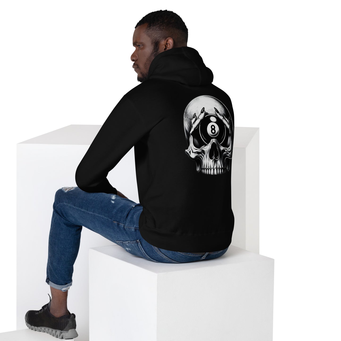 Third eye 8 ball hoodie