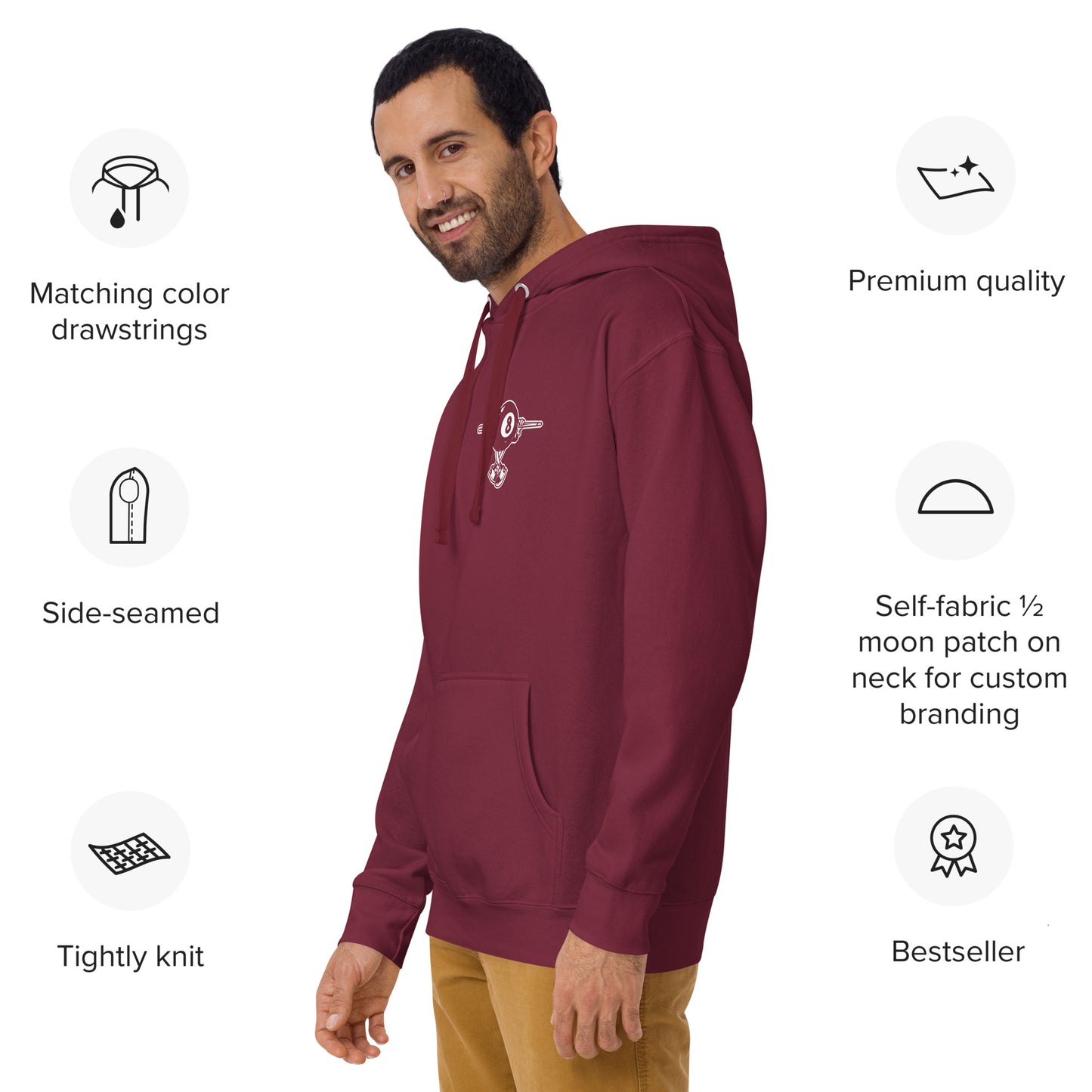 Pool hall junkie hoodie