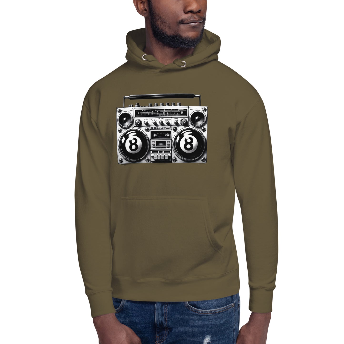 8 ball stereo hoodie