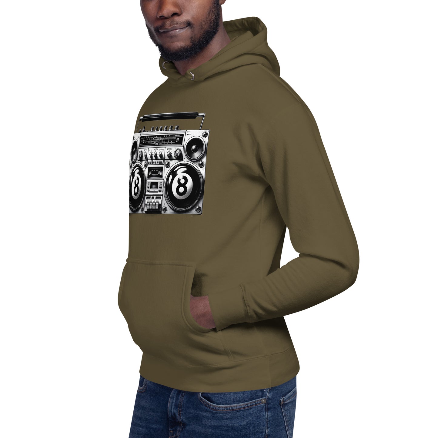 8 ball stereo hoodie