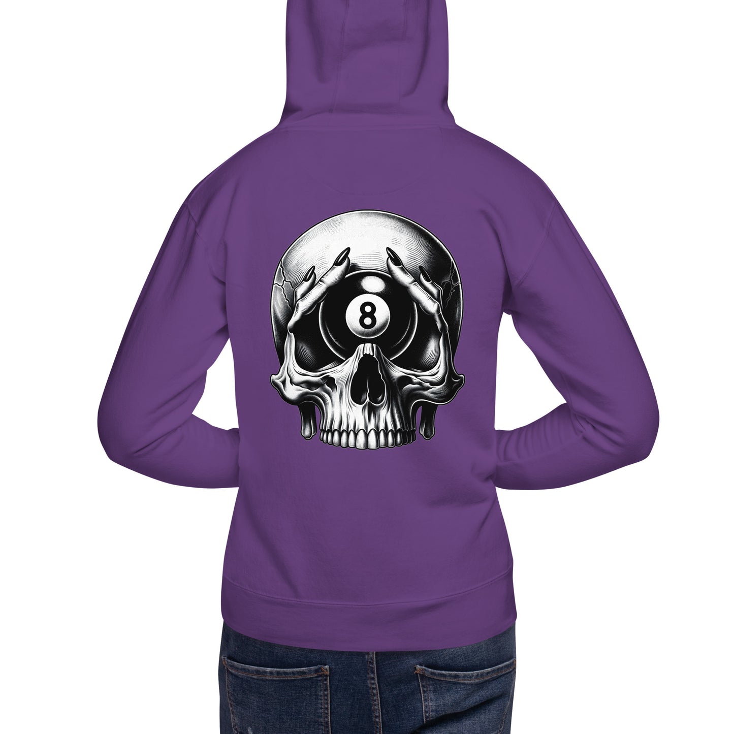 Third eye 8 ball hoodie