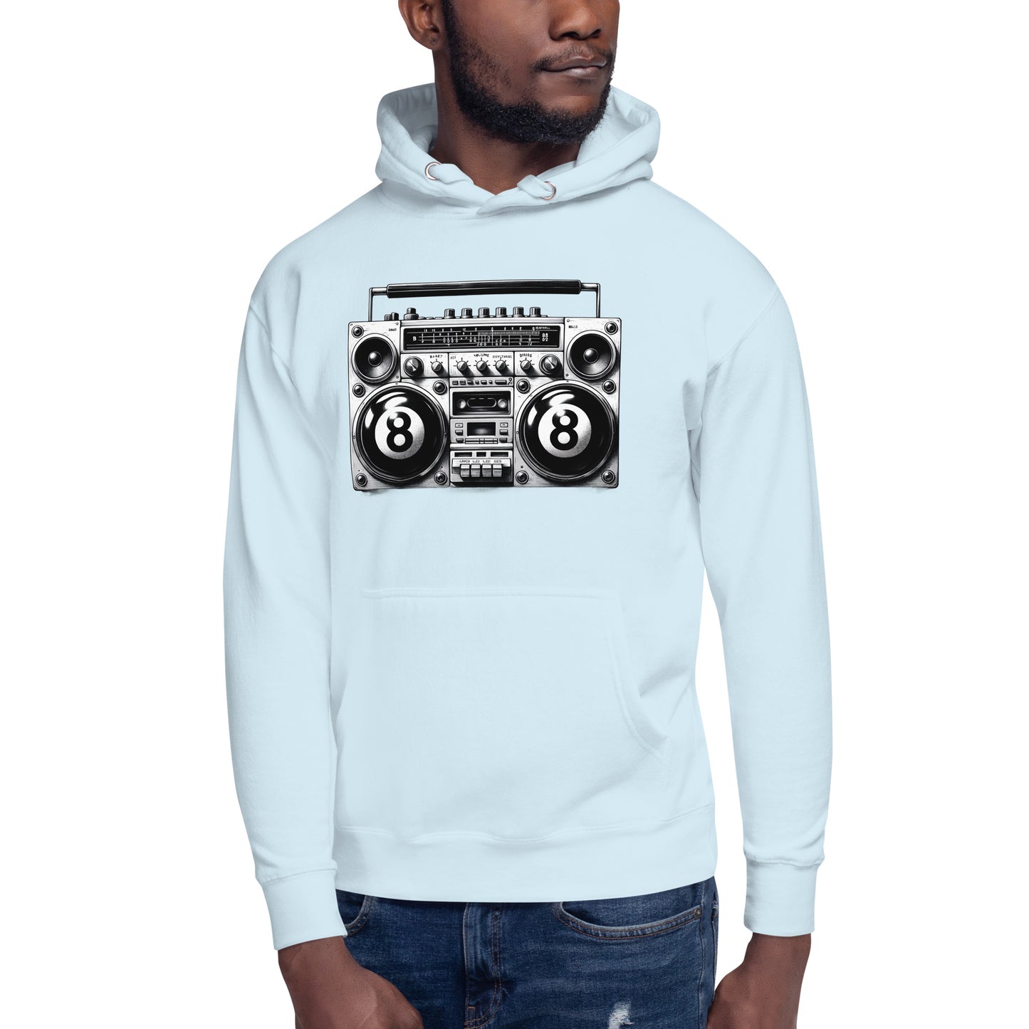 8 ball stereo hoodie