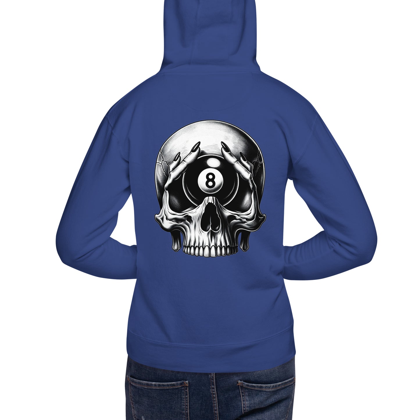 Third eye 8 ball hoodie